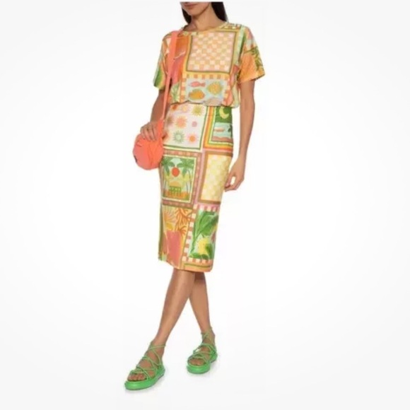 FARM RIO SKIRT SET NEW WITH TAGS SIZE Small PK2674/277 DI 60 - Picture 1 of 12